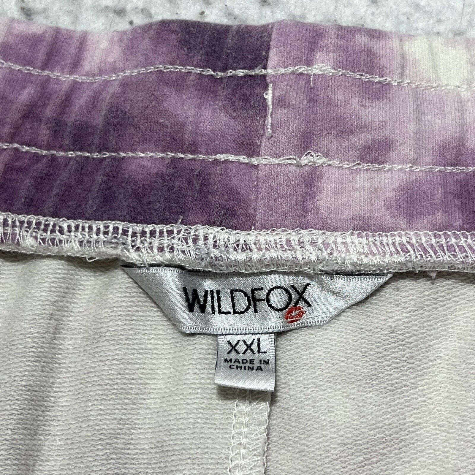 Wildfox WildFox Starry Sweat Shorts 4" Inseam Loungewear Purple Size 40" / US 18 - 4 Thumbnail