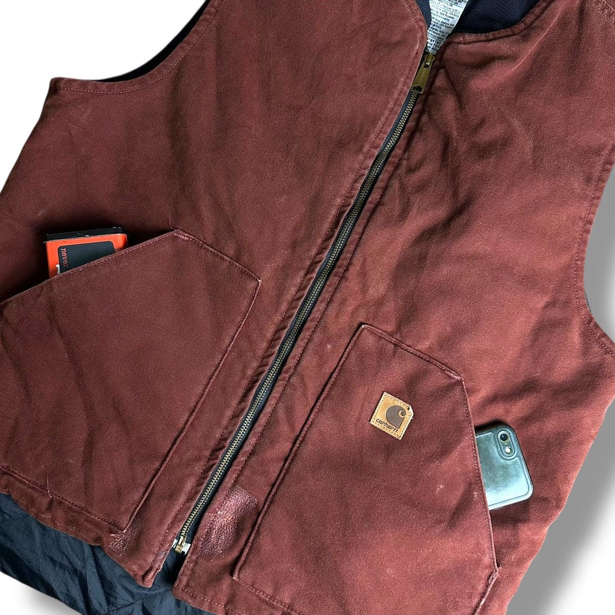 Carhartt VINTAGE CARHARTT VO2 CLY DISTRESSED VEST JACKET Size US L / EU 52-54 / 3 - 5 Thumbnail