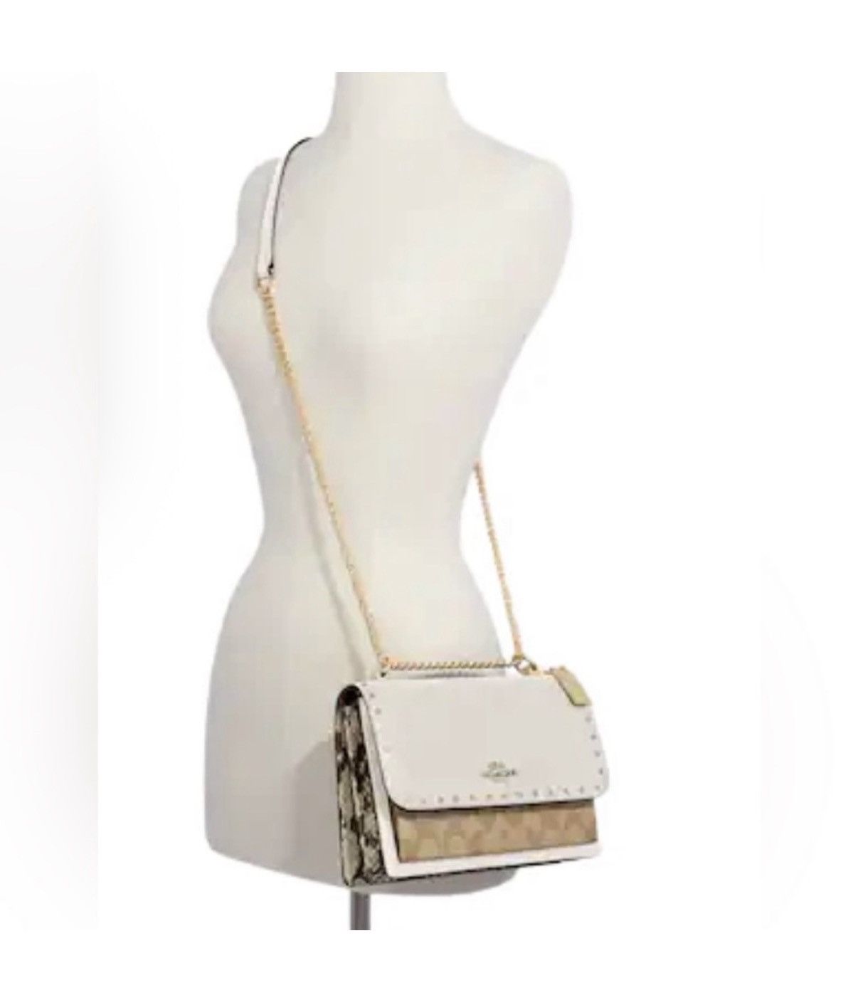 Coach Coach Klare Crossbody Bag in Signature Canvas with Rivets Size ONE SIZE - 7 Thumbnail