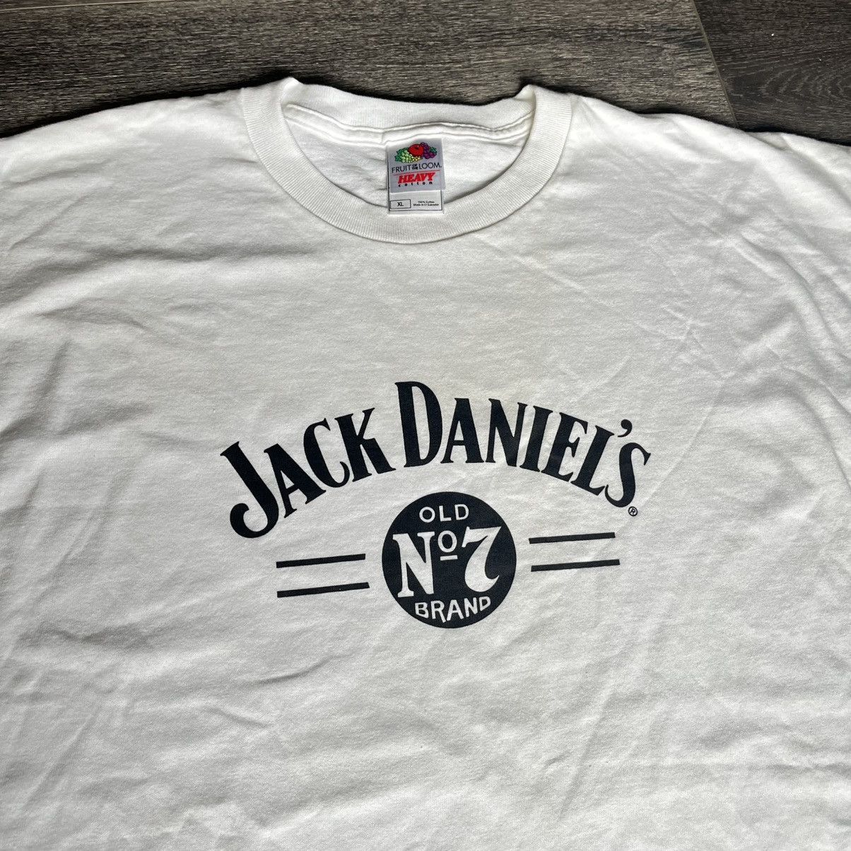 Vintage New Vintage 90s Jack Daniel’s Tennesse Whiskey White T Shirt Size US XL / EU 56 / 4 - 2 Thumbnail