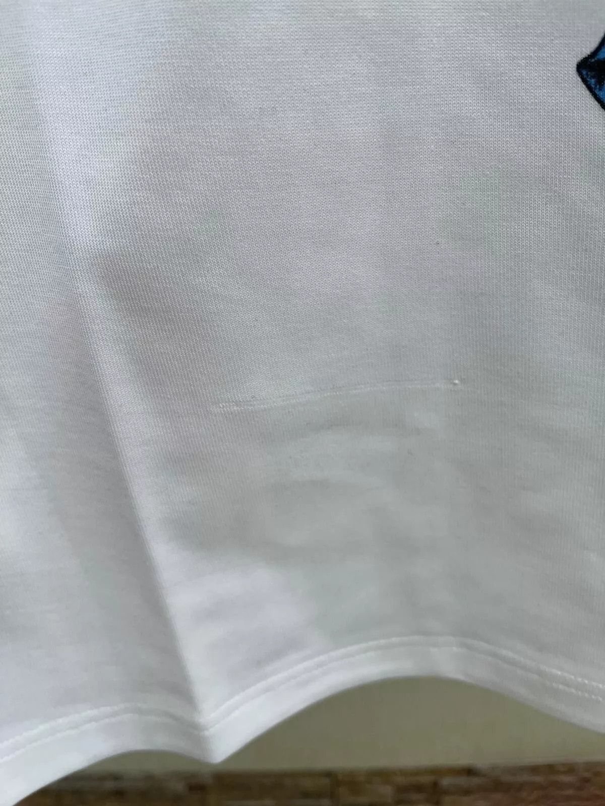 Alexander McQueen Floral Logo T-Shirt in White / Blue Size US M / EU 48-50 / 2 - 10 Thumbnail