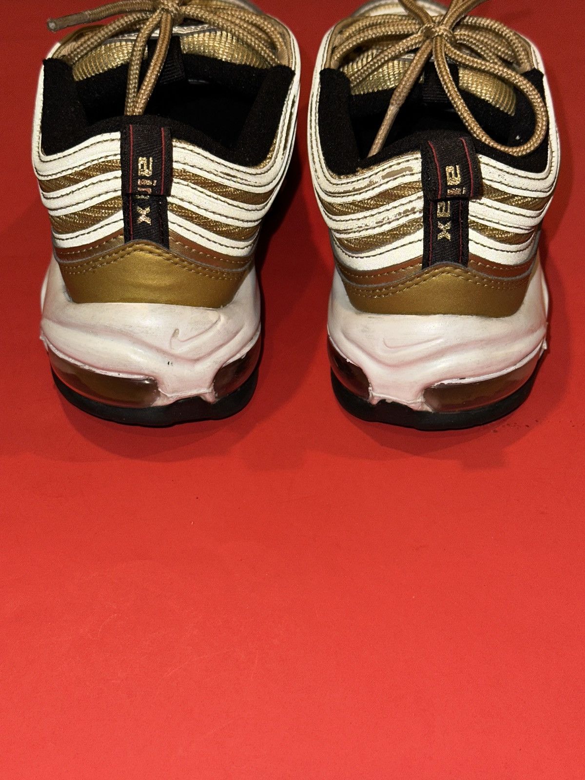 Nike Nike Air Max 97 OG DQ9131 700 Metallic Gold Bullet Sneakers Size US 6.5 / EU 39-40 - 5 Thumbnail