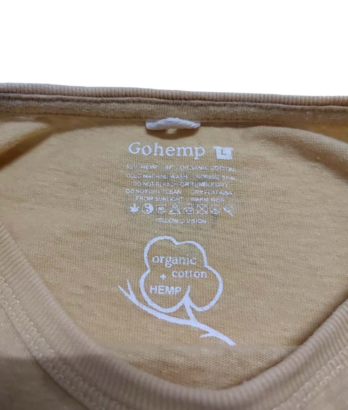 Japanese Brand × go slow caravan Rare! Go Hemp Japanese Brand Streetwear Graphic Tee Size US M / EU 48-50 / 2 - 7 Thumbnail