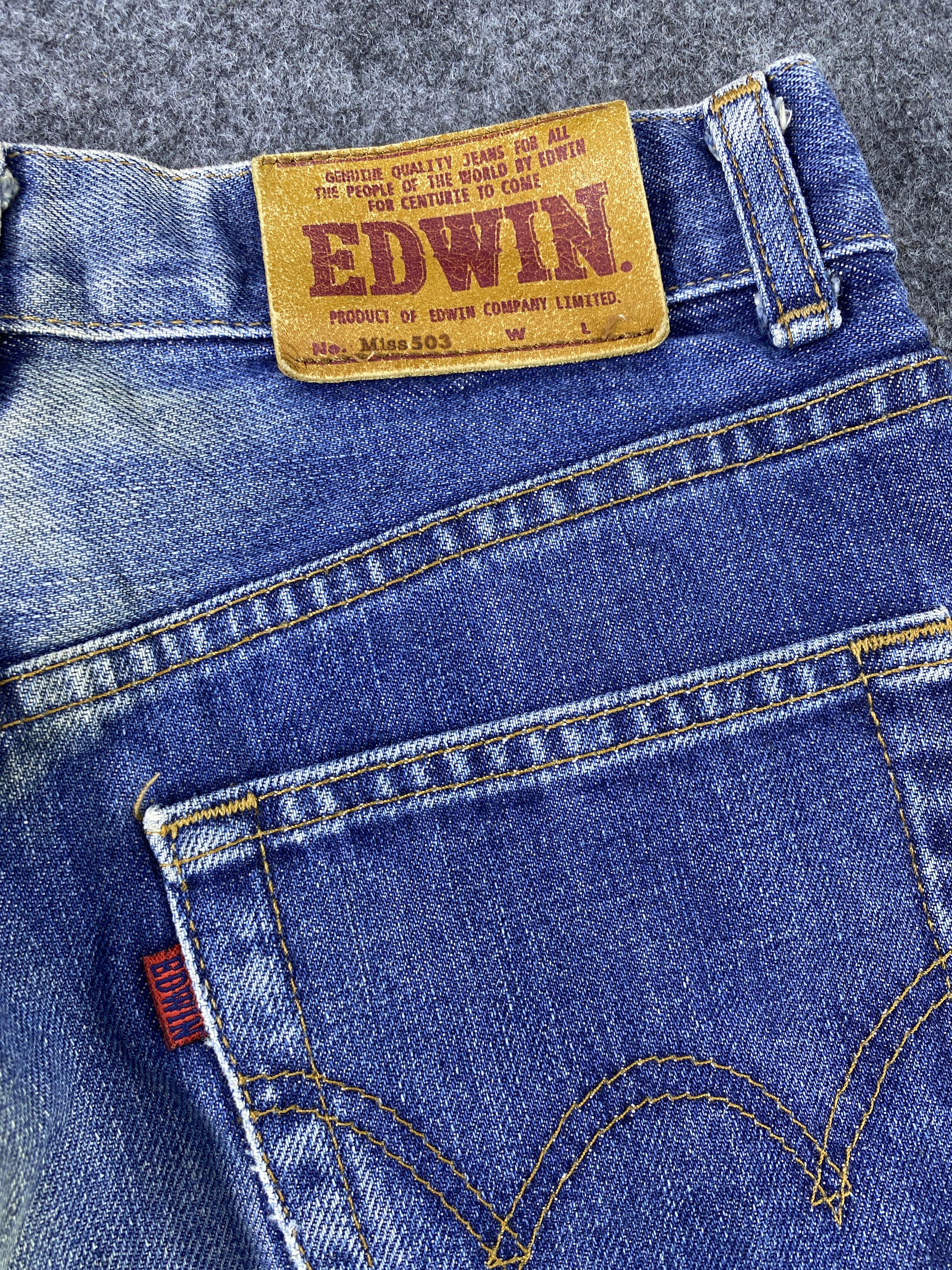 Edwin Edwin Miss 503 Blue Wash Jeans - J1114 Size 25" / US 0 / IT 36 - 14 Thumbnail