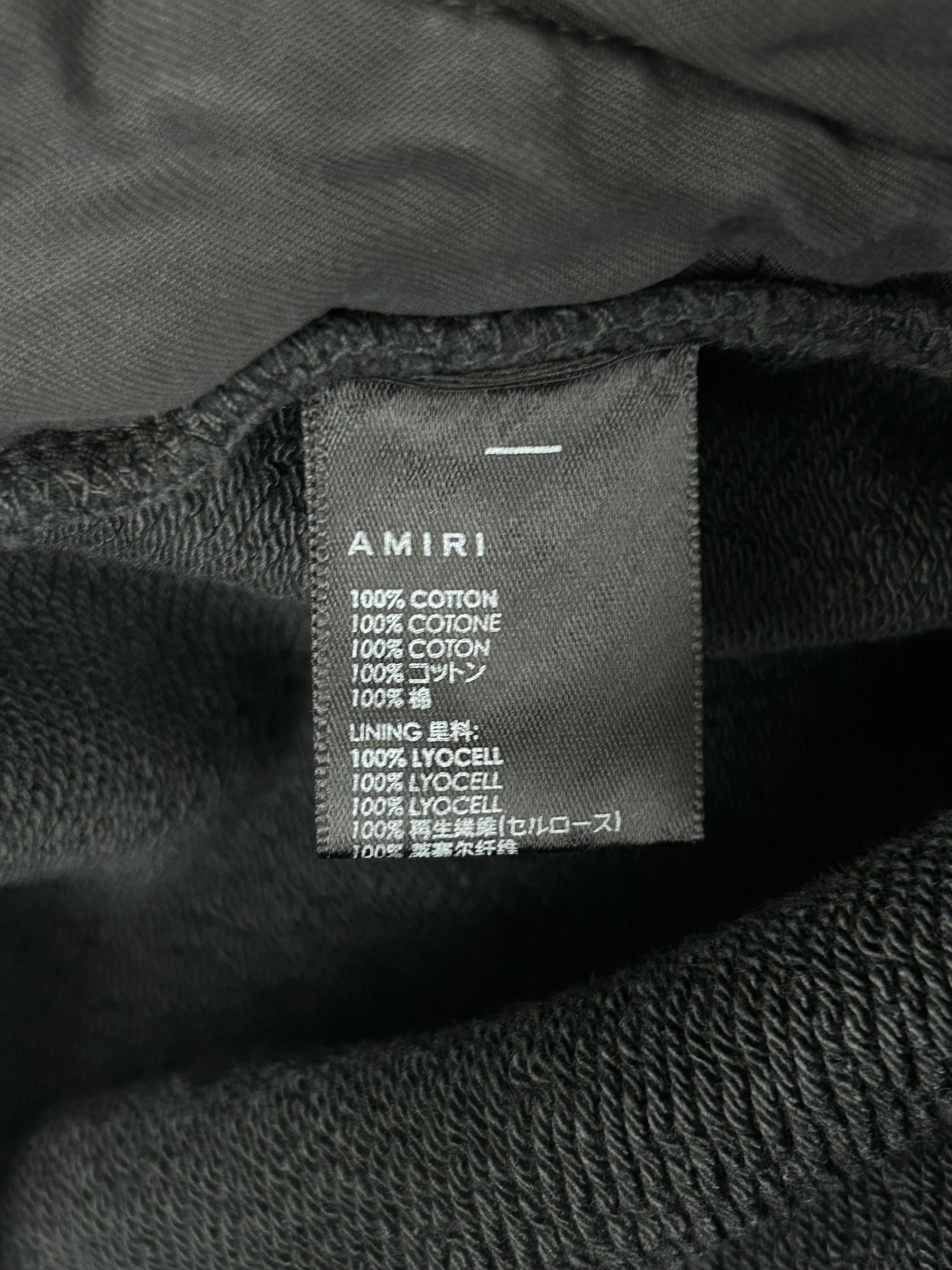 Amiri Amiri Black & White MA Bar Logo Sweatpants Size US 40 / EU 56 - 4 Thumbnail