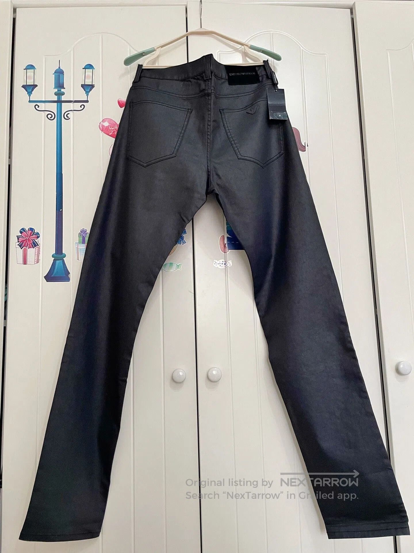 Emporio Armani EA Armani Black Casual Pants. Size 34" / US 12 / IT 48 - 2 Thumbnail