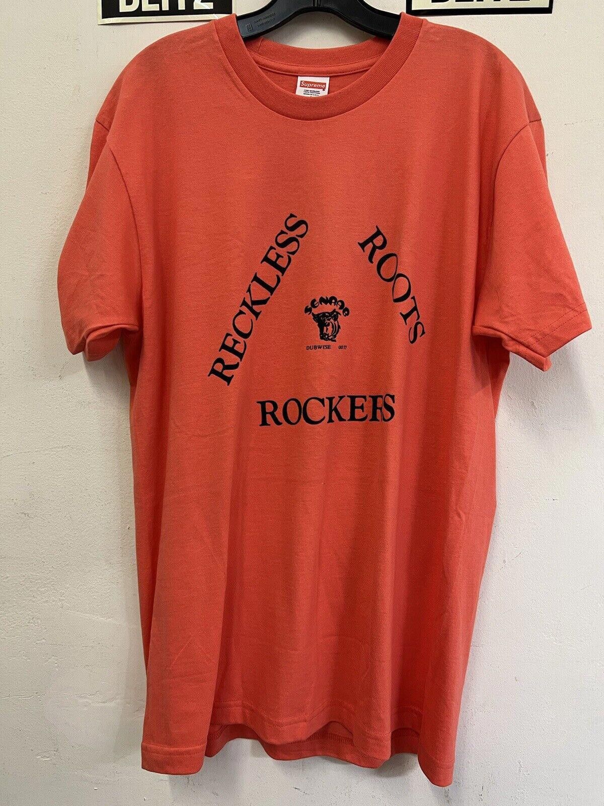 Supreme FW13 Supreme Wackies Reckless Roots Rockers Tee Orange L Size US L / EU 52-54 / 3 - 3 Thumbnail