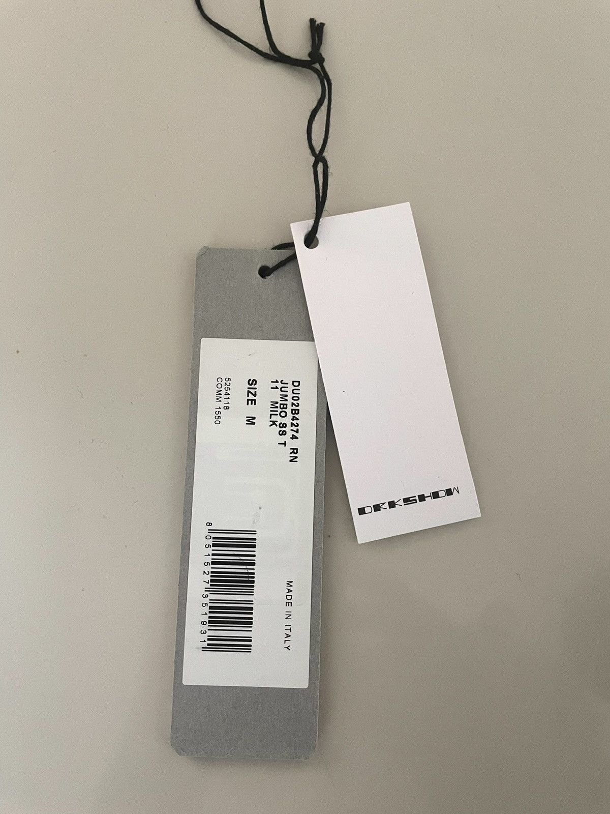 Rick Owens Drkshdw Rick Owens DRKSHDW Jumbo Tee Size US M / EU 48-50 / 2 - 7 Thumbnail
