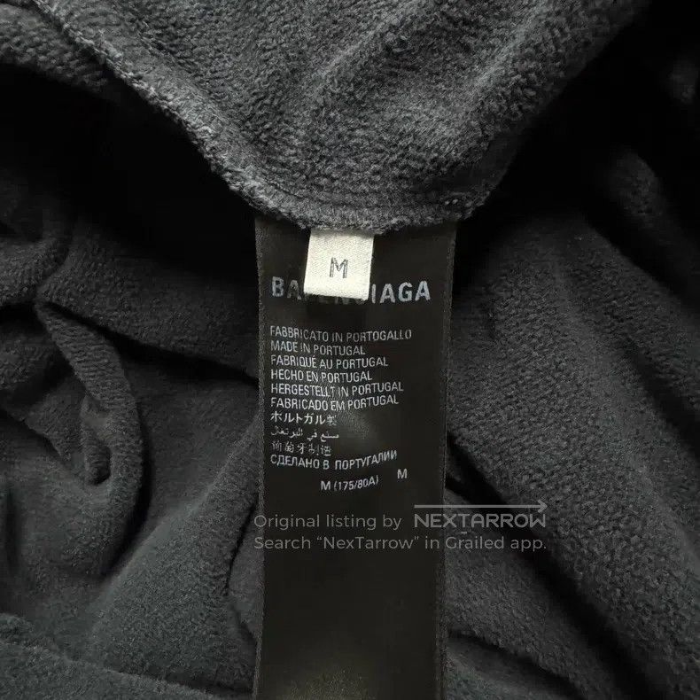 Balenciaga Balenciaga size M Black Distressed Washed Printed Long Pan Size US 27 - 6 Thumbnail