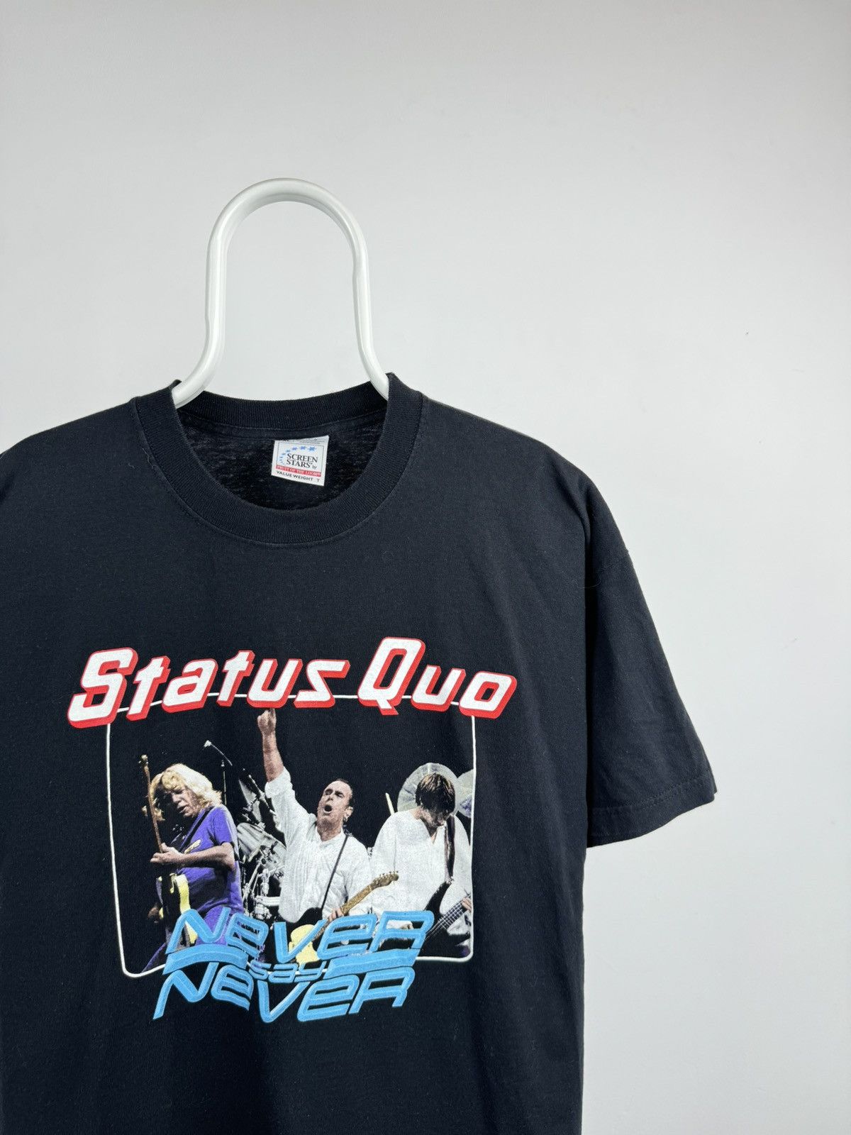 Band Tees × Vintage Vintage 2001 Status Quo Never Say Never Tour Tee Size US XL / EU 56 / 4 - 3 Thumbnail