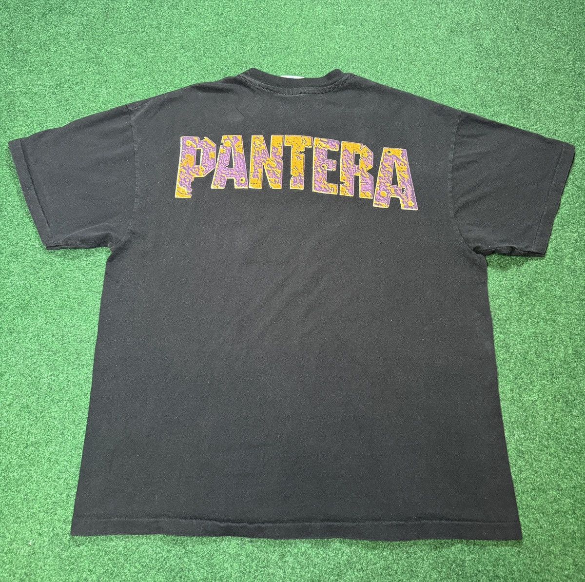 Band Tees × Hanes × Vintage Vintage 90s Pantera Far Beyond Driven BANNED COVER T Shirt Size US XL / EU 56 / 4 - 3 Thumbnail