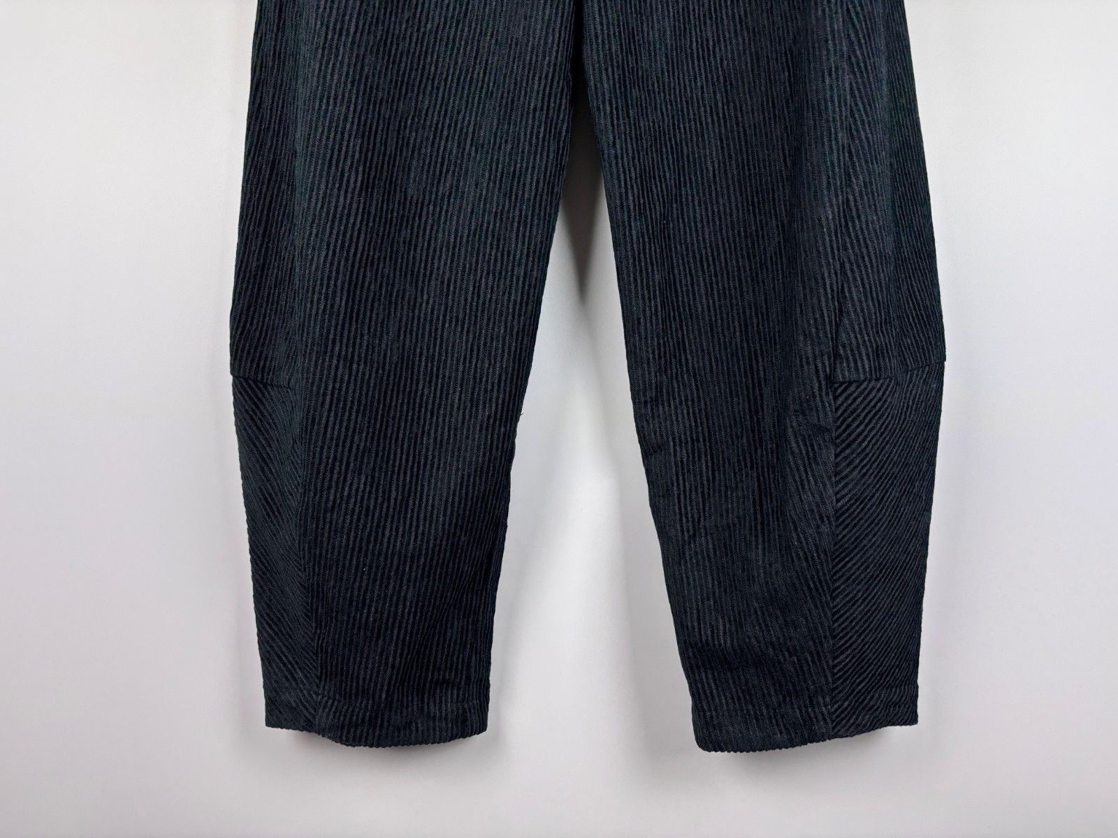 OSKA Womens OSKA Corduroy Barrel-Leg Pants Black Trousers Size 0 Size 28" / US 6 / IT 42 - 3 Thumbnail