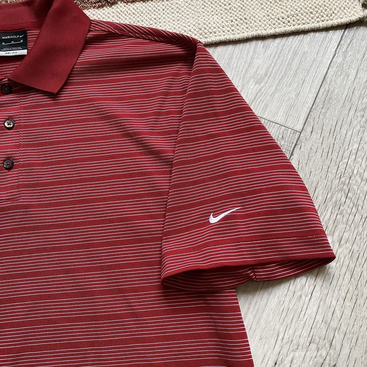 Nike NIKE GOLF Y2K DRI FIT DRILL STRIPED MINIMAL POLO Size US M / EU 48-50 / 2 - 2 Thumbnail