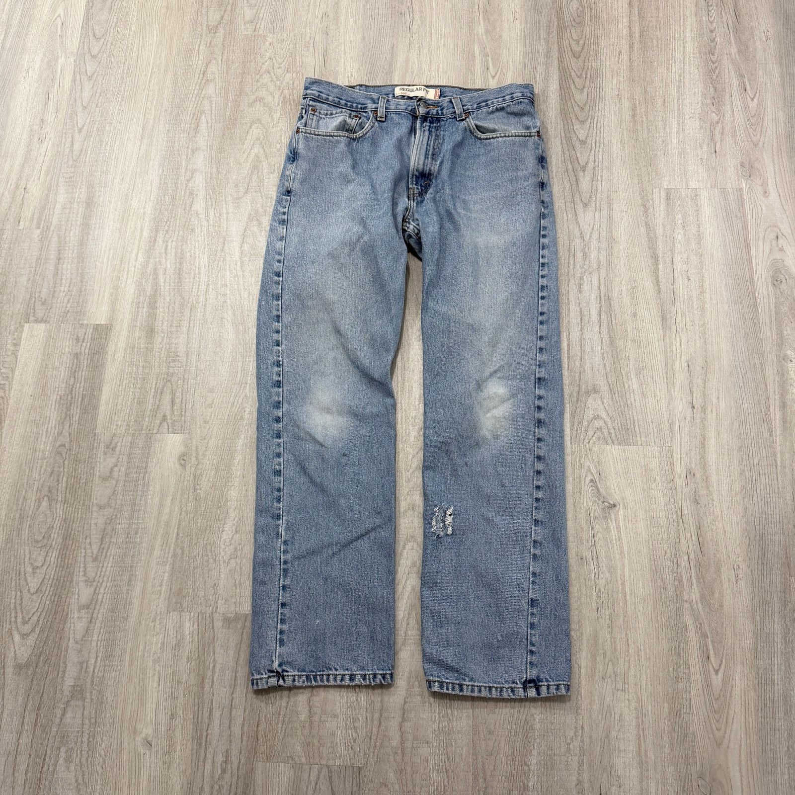 Vintage Vintage Levis 505 Jeans Men's 34x32 Blue Denim Regular Fit Size US 34 / EU 50 - 1 Thumbnail