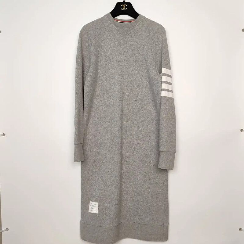 Thom Browne Gray Cotton Women's Dress 0089