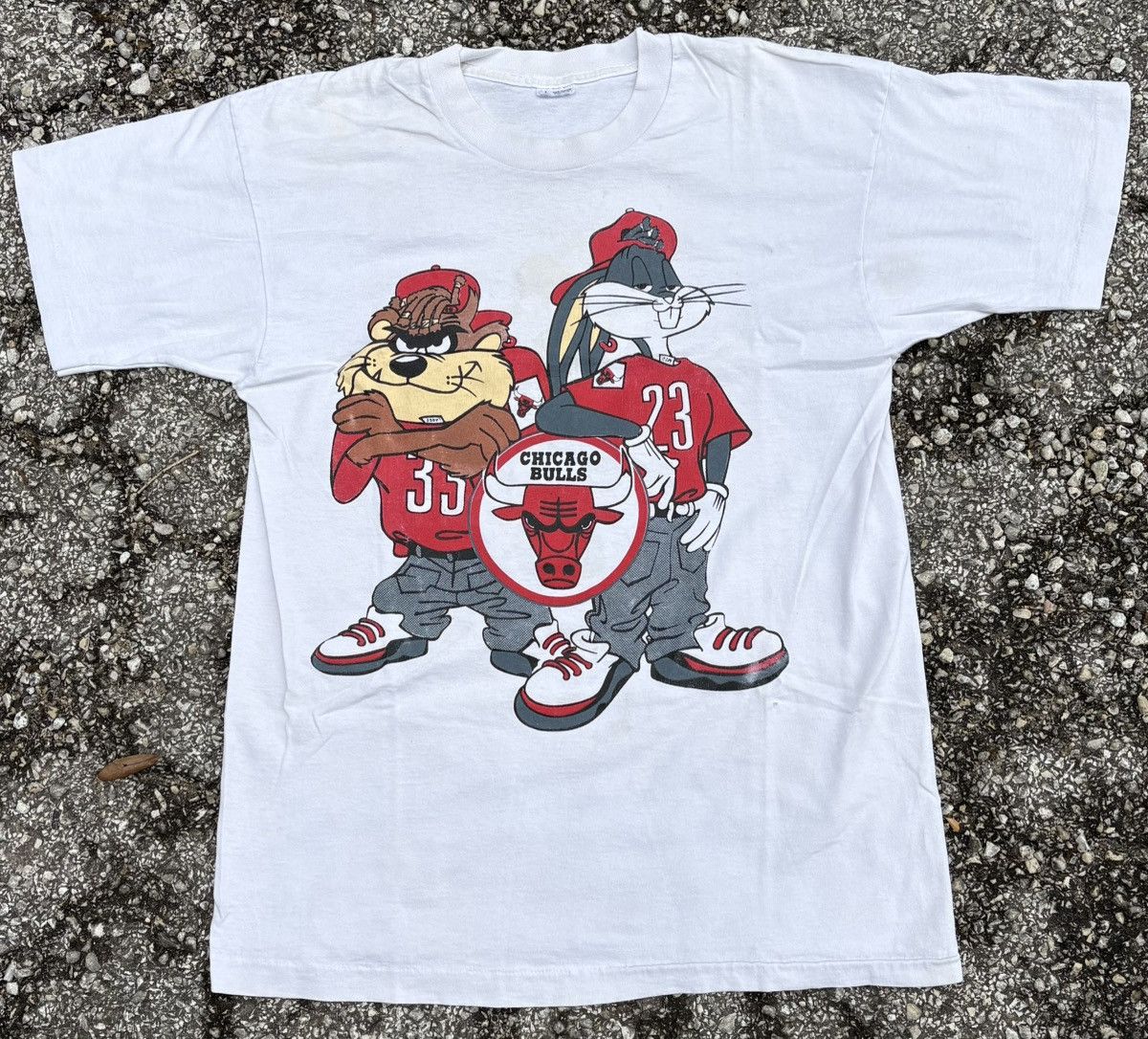 Other Vintage 90s Chicago Bulls Looney Tunes Size US L / EU 52-54 / 3 - 1 Thumbnail