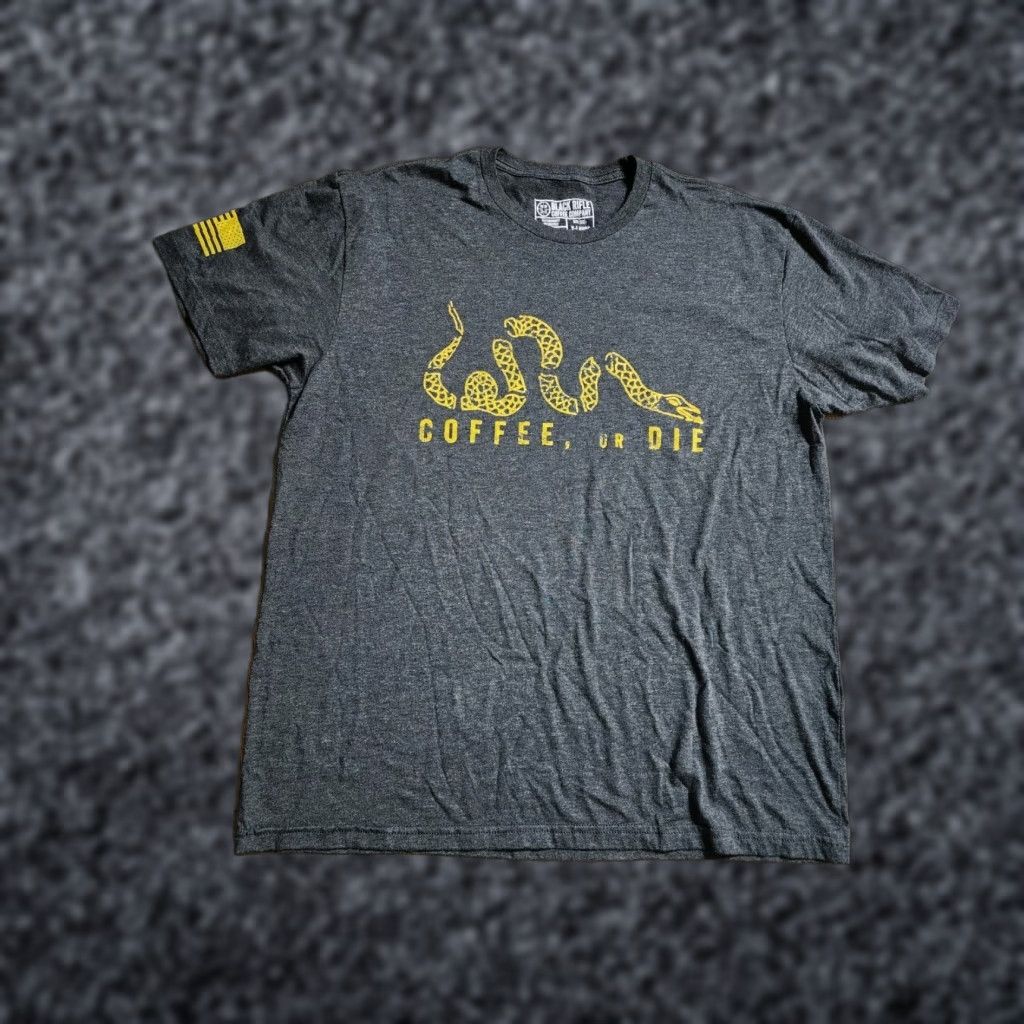 Doublet Black Rifle Coffee Company T Shirt Mens XL Coffee or Die Double Sided Size US XL / EU 56 / 4 - 1 Thumbnail