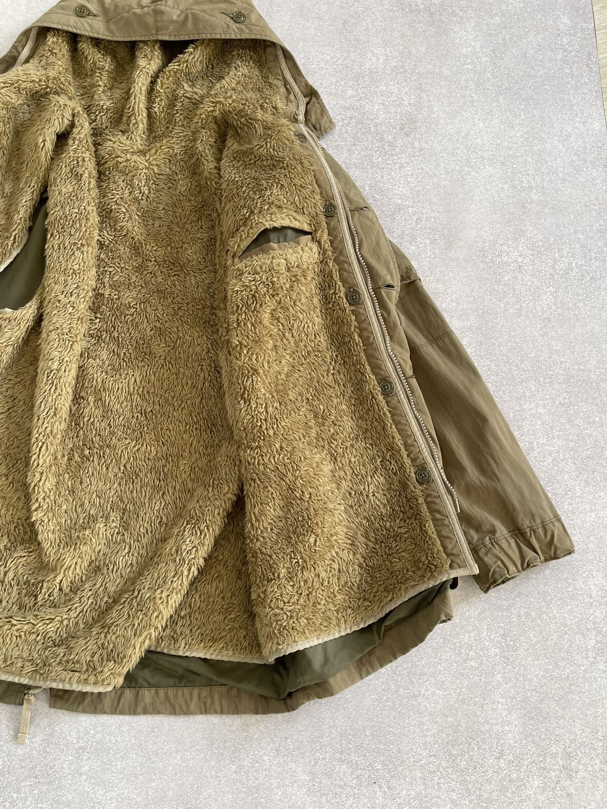 Gap Vintage GAP Military Fur Lined Fishtail Parka Jacket Coat Size US L / EU 52-54 / 3 - 12 Thumbnail