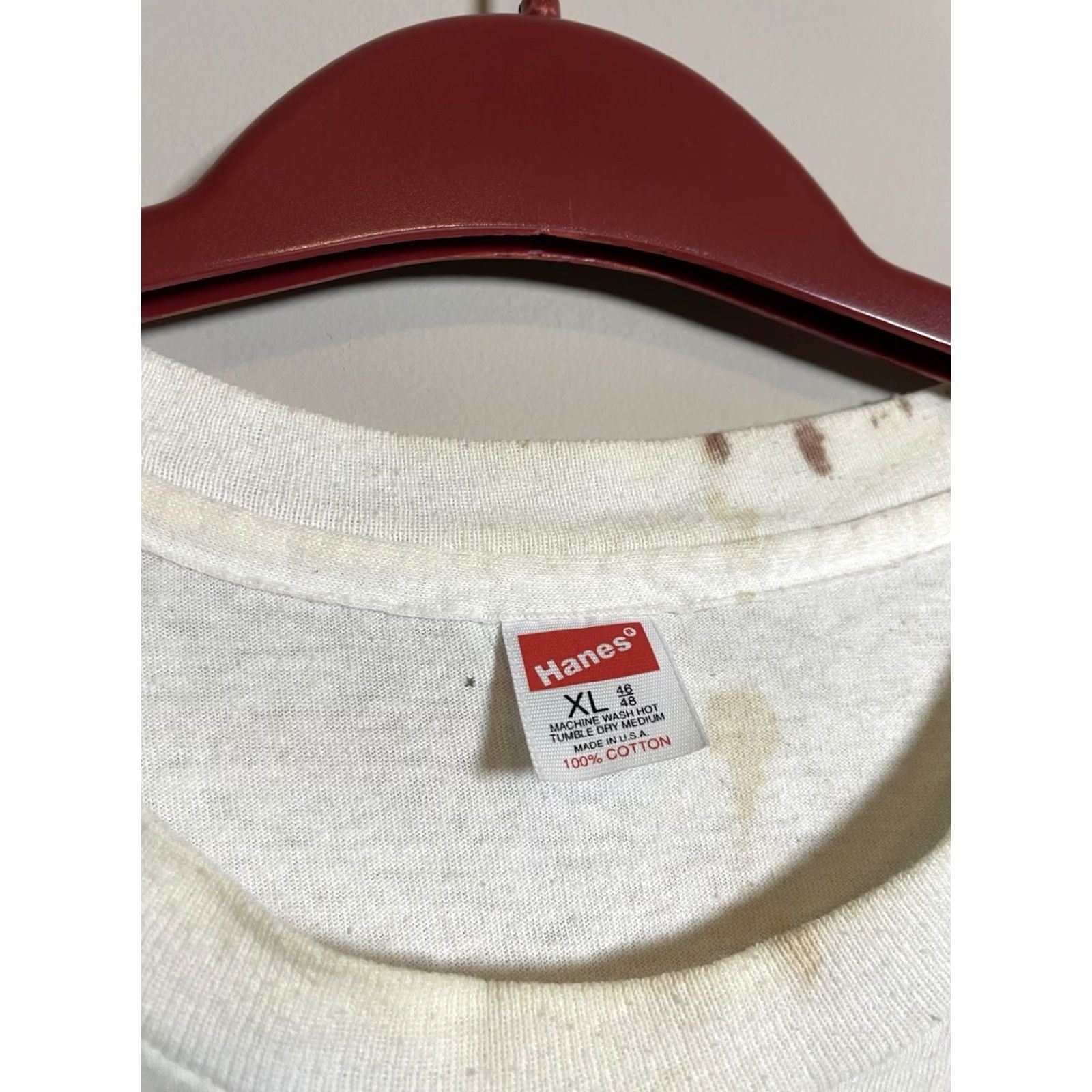 Hanes VINTAGE Damn Yankees Concert Tour T Shirt XL Unisex White 1990s Distressed Hanes Shirt Mens Womens Boys Girls Size US XL / EU 56 / 4 - 5 Thumbnail