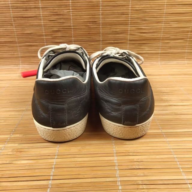 Gucci Gucci ACE Signature Black Casual Sneakers for Men Size US 9.5 / EU 42-43 - 2 Thumbnail