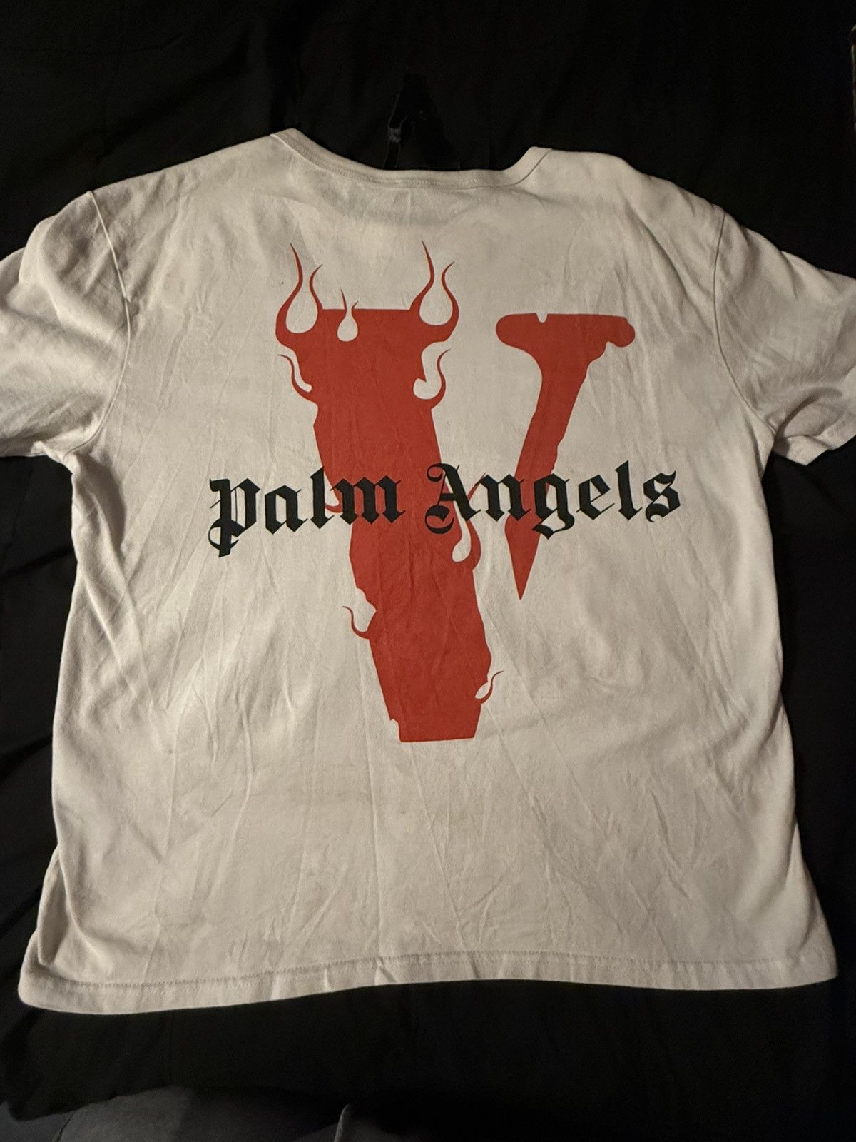 Palm Angels × Vlone Vlone x Palm Angles White Tee Size US L / EU 52-54 / 3 - 2 Thumbnail