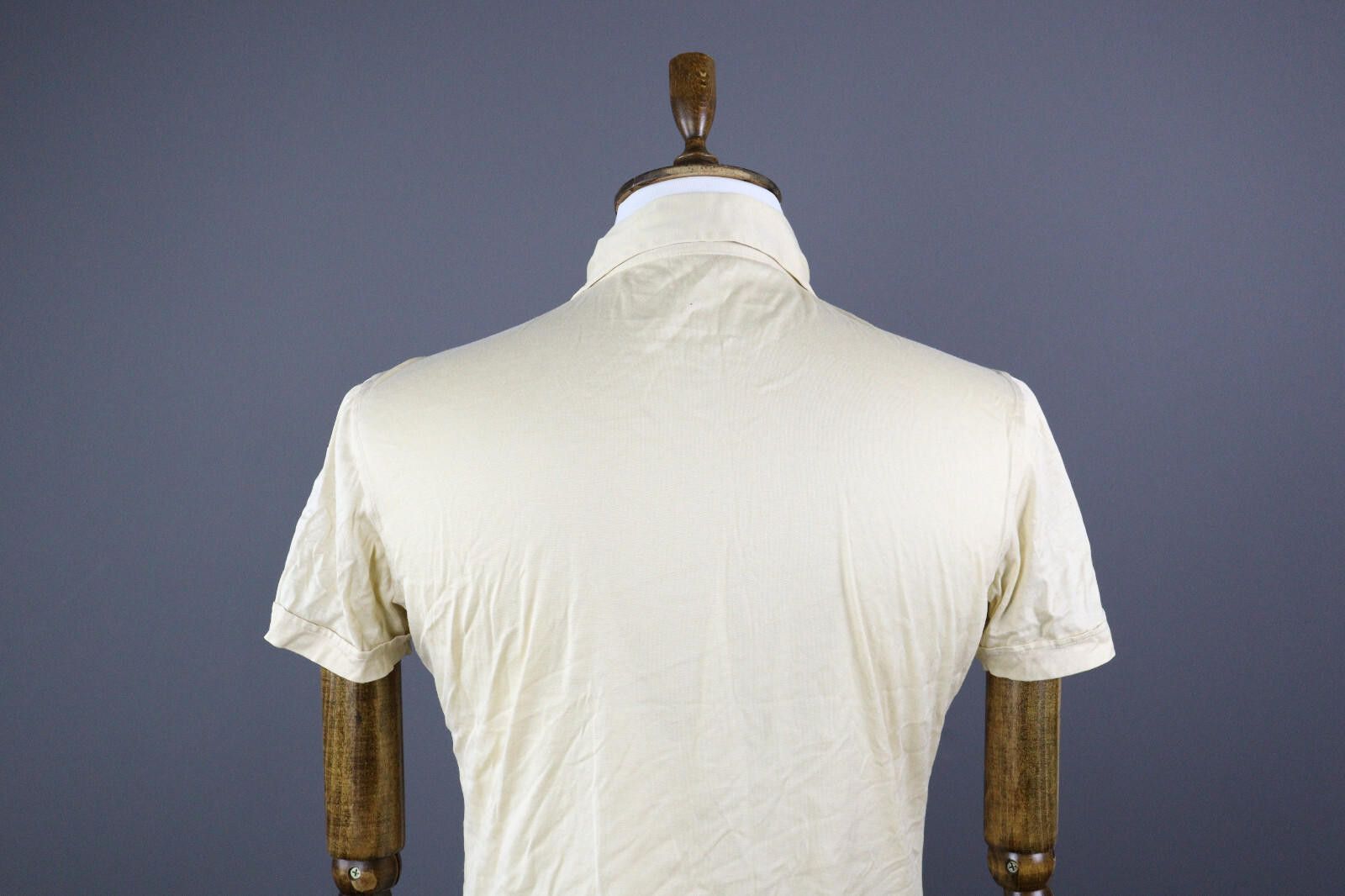 Ermenegildo Zegna Vintage Men Zegna Classic Ivory Summer Shirt Size 48 Size US M / EU 48-50 / 2 - 6 Thumbnail