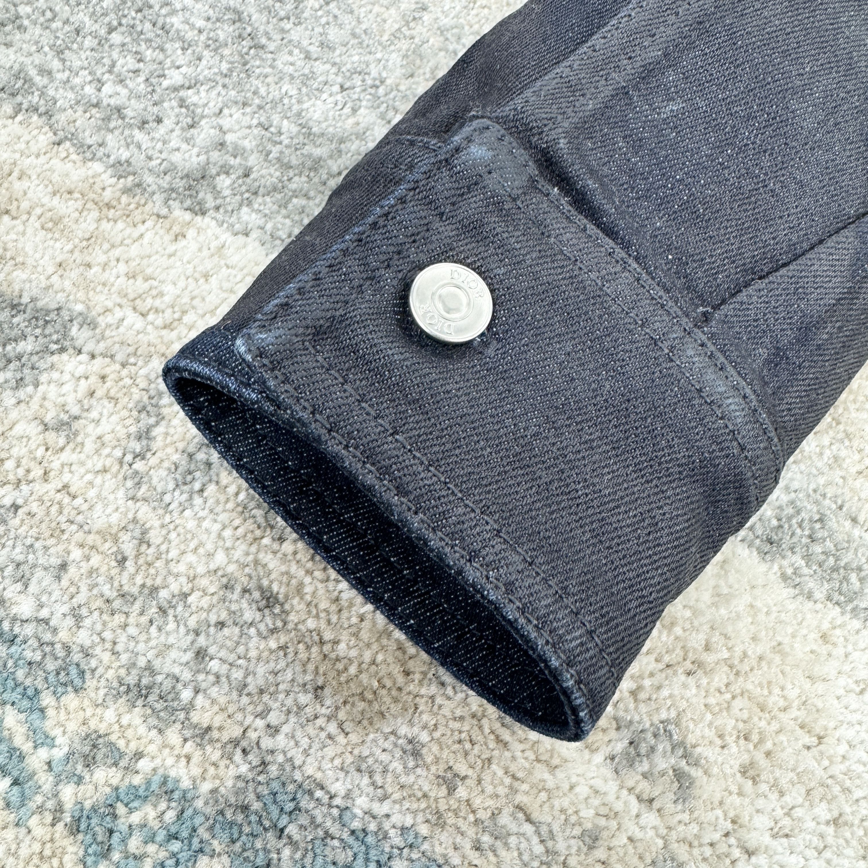 Dior Dior x Cactus Jack Overshirt In Denim Blue RRP £1800 Size US M / EU 48-50 / 2 - 9 Thumbnail