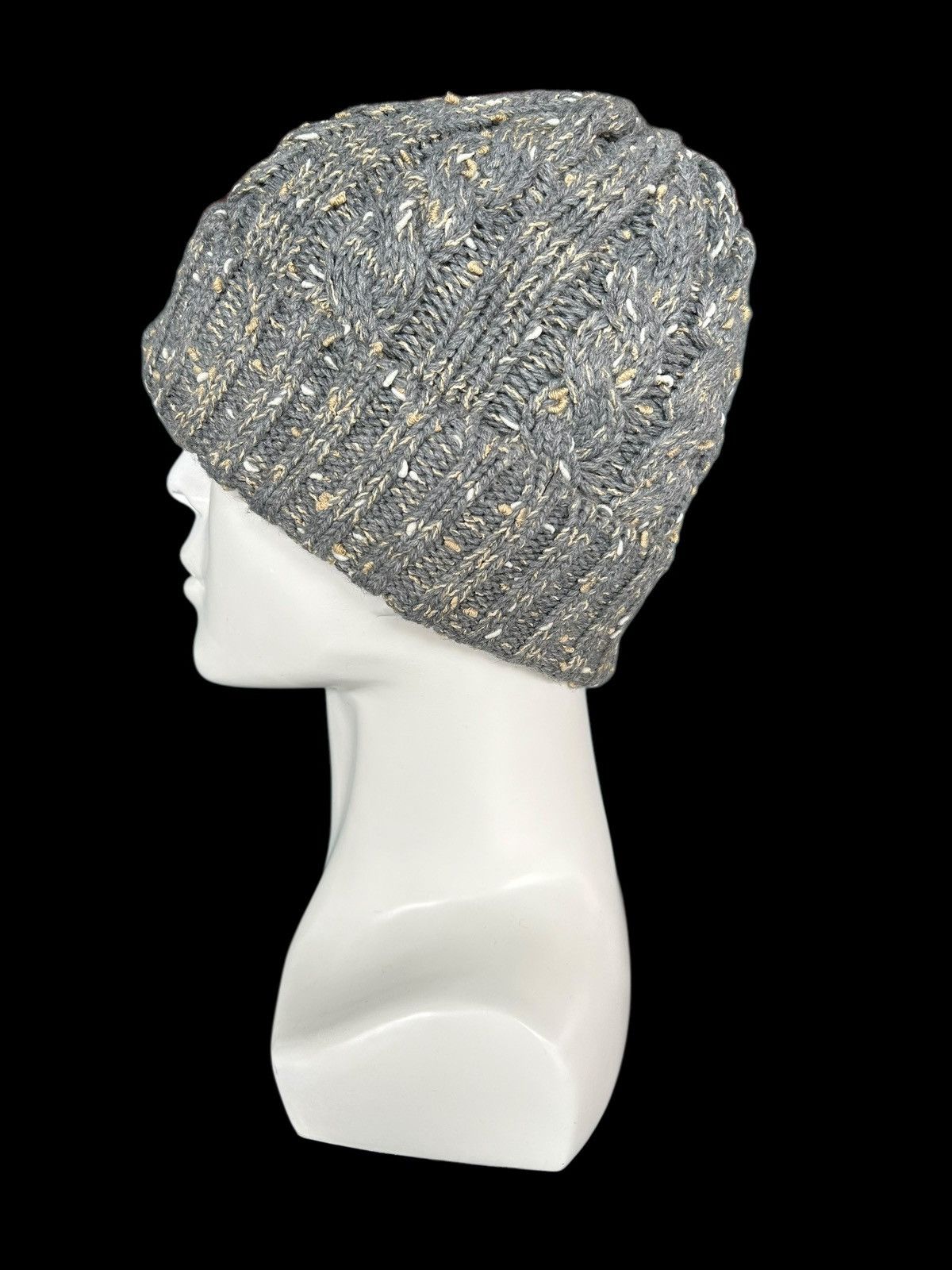 Japanese Brand × Kapital × Vintage Crochet Knitted Handmade Beanie Hats Rare☠️☠️ Size ONE SIZE - 2 Thumbnail