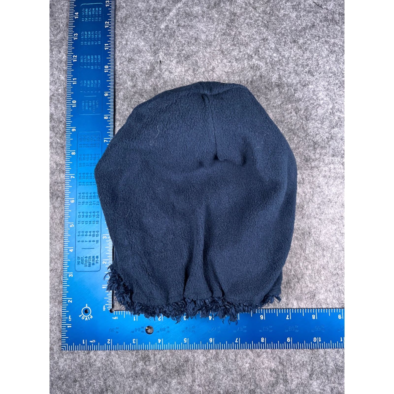 Vintage VINTAGE Wonder Nation Beanie Hat Womens One Size Blue Knit Acrylic Faux Fur Fuzzy Pom Ski Winter Fashion Size ONE SIZE - 5 Thumbnail