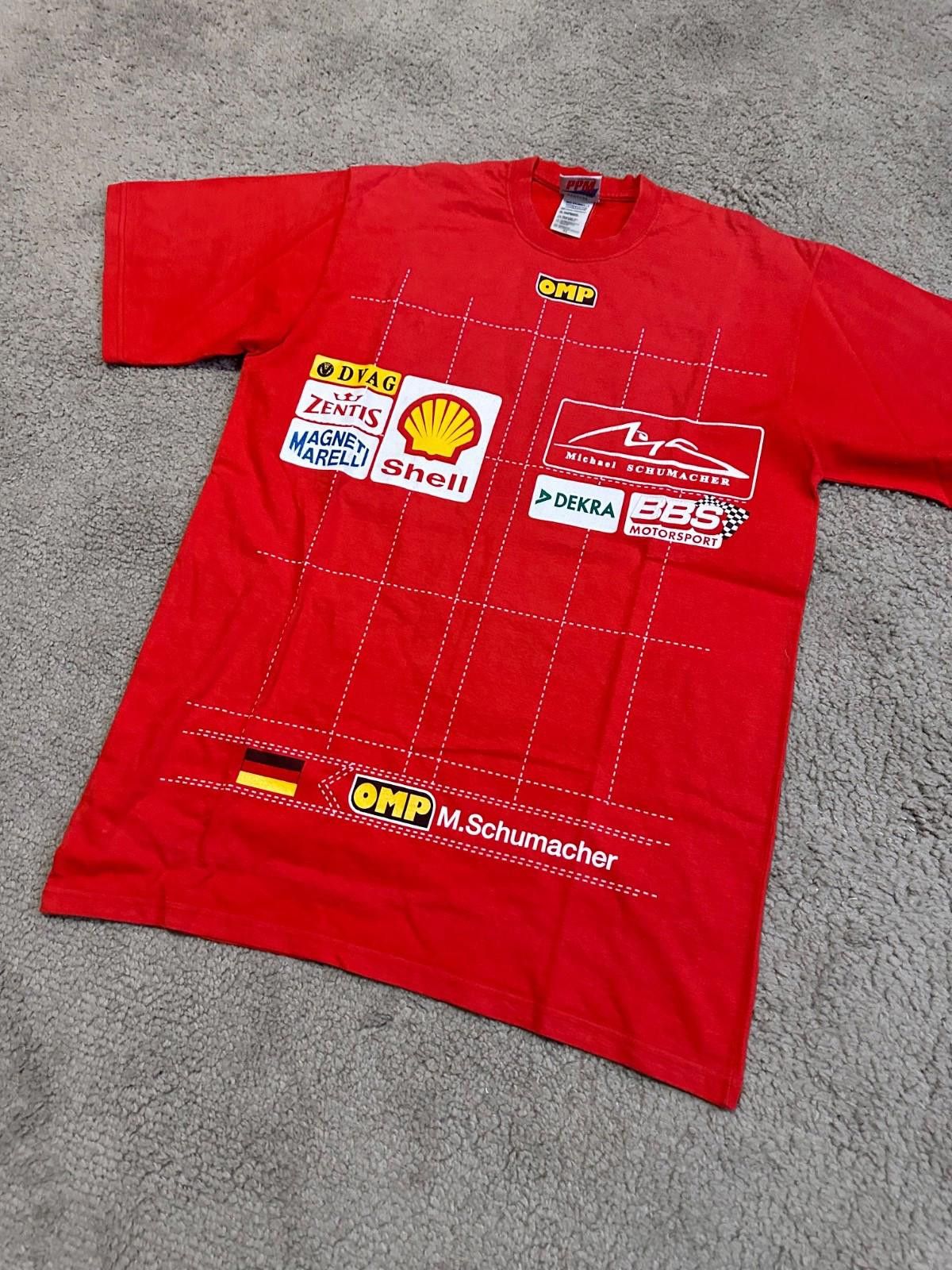 Ferrari Formula 1 Michael Schumacher Ferrari vintage t shirt 90s Size US XL / EU 56 / 4 - 2 Thumbnail