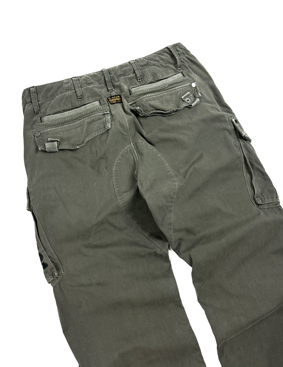 G-Star Vintage G-star Raw 3301 Cargo Pants Grey Japanese Y2K Size US 32 / EU 48 - 12 Thumbnail