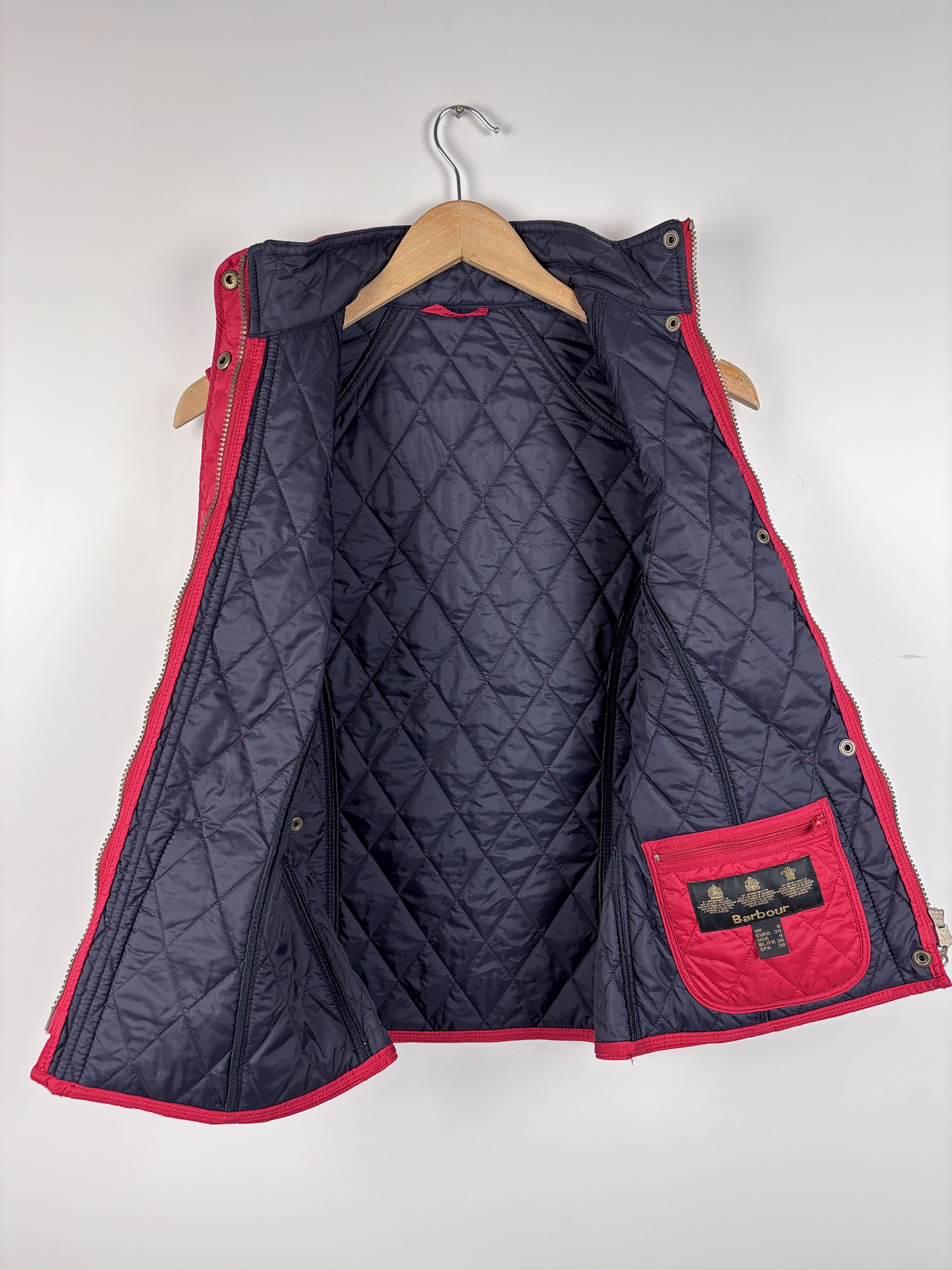 Barbour Barbour Summer Liddesdale Gilet Quilted Vest Red US 4 Size S / US 4 / IT 40 - 7 Thumbnail