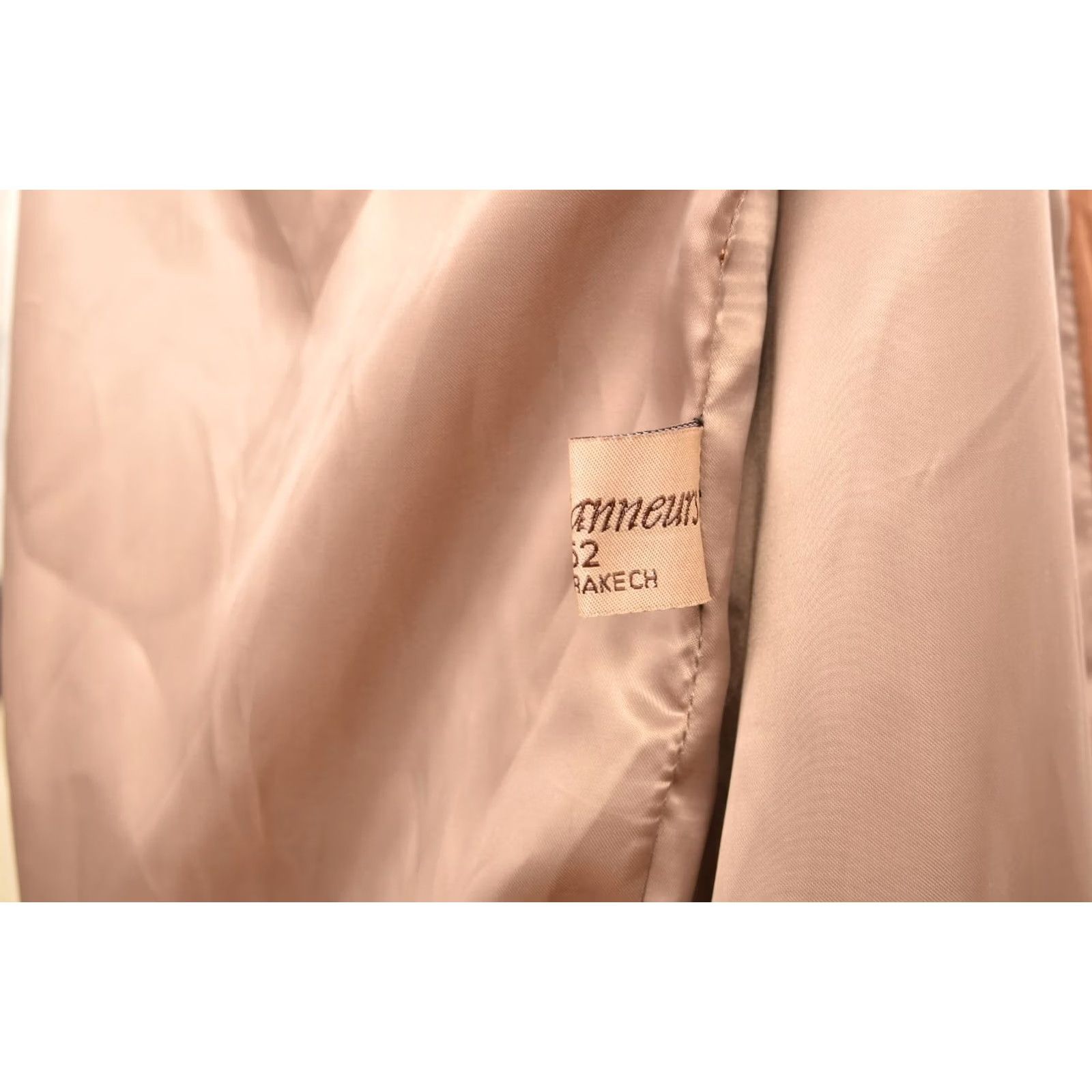 Vintage DDP Les Tanneurs Marrakech Suede Leather Full-Zip Jacket Main Selling Point Jacket Men 52 Tan Leather 90s? Size US L / EU 52-54 / 3 - 7 Thumbnail