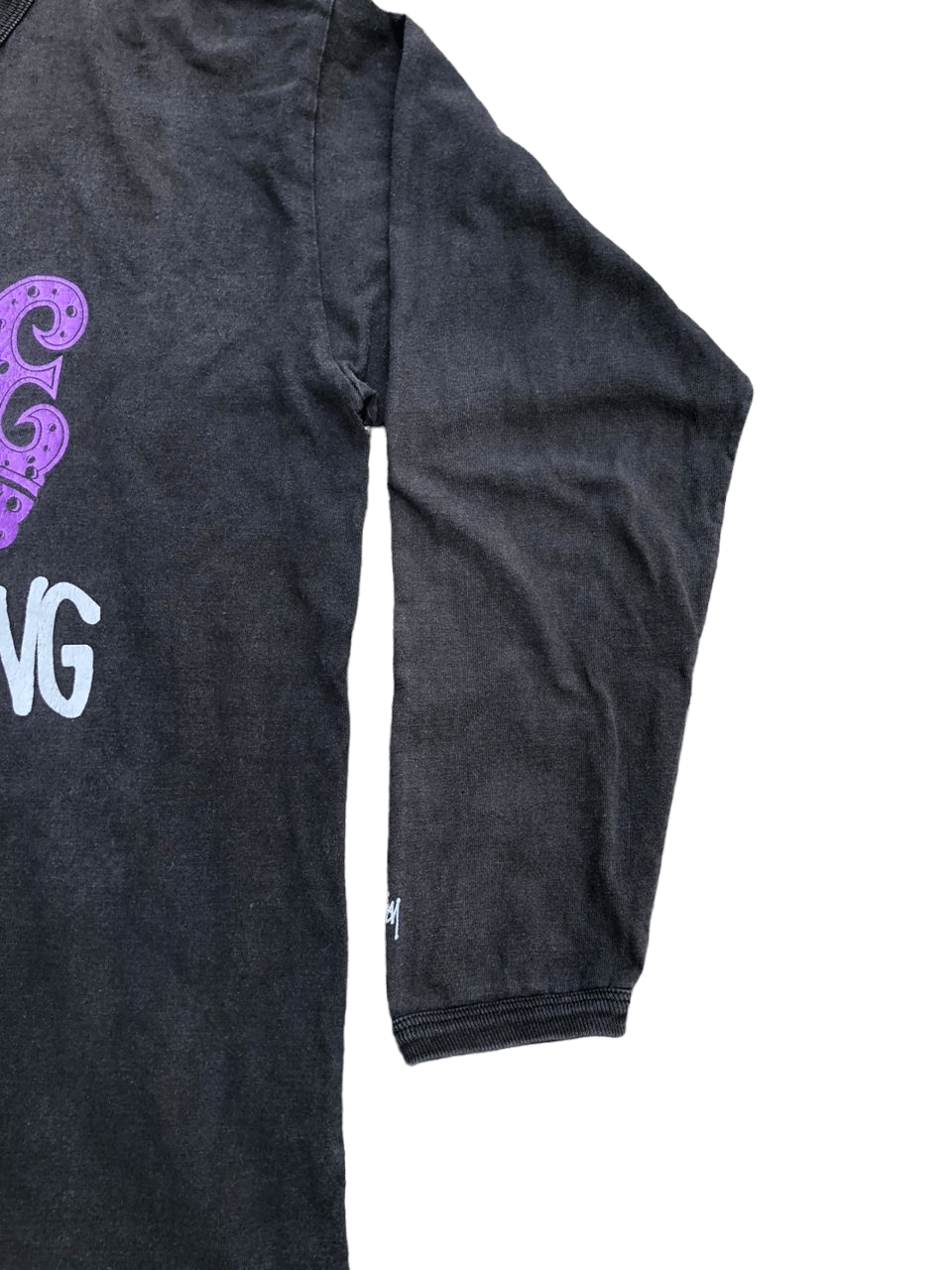 Stussy Vintage Y2K Stussy Peace Is King Long Sleeve Tee Sunfaded Size US XL / EU 56 / 4 - 7 Thumbnail