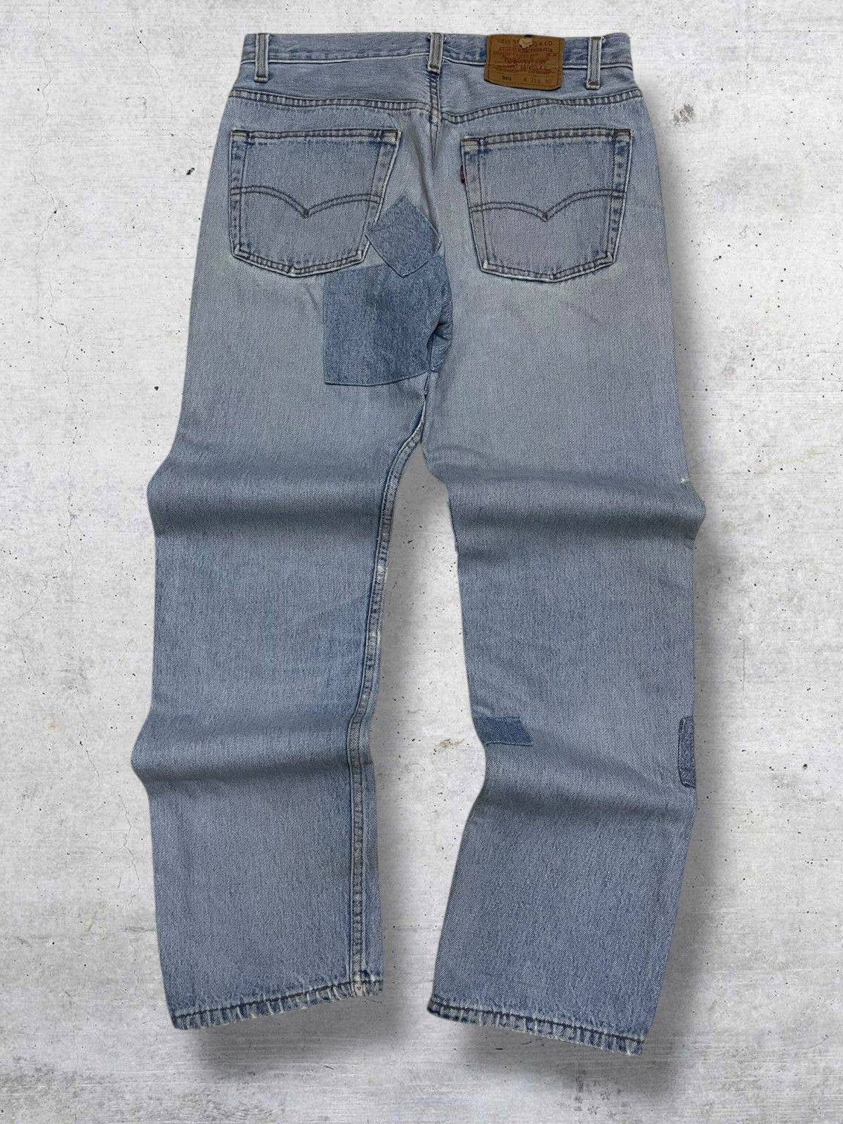 Levi's Vintage Clothing VINTAGE 501 LEVIS USA DESIGNER 90S OG PATCHWORK GRUNGE DENIM Size US 30 / EU 46 - 9 Thumbnail