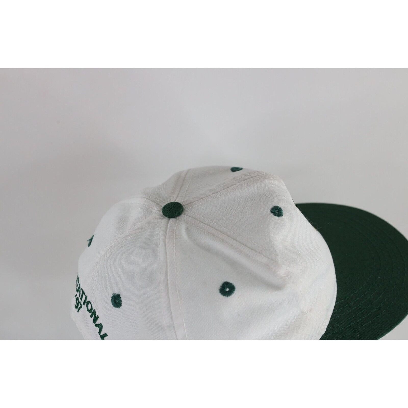 Vintage Deadstock Vintage 90s Green Coat Invitational Golf Hat
