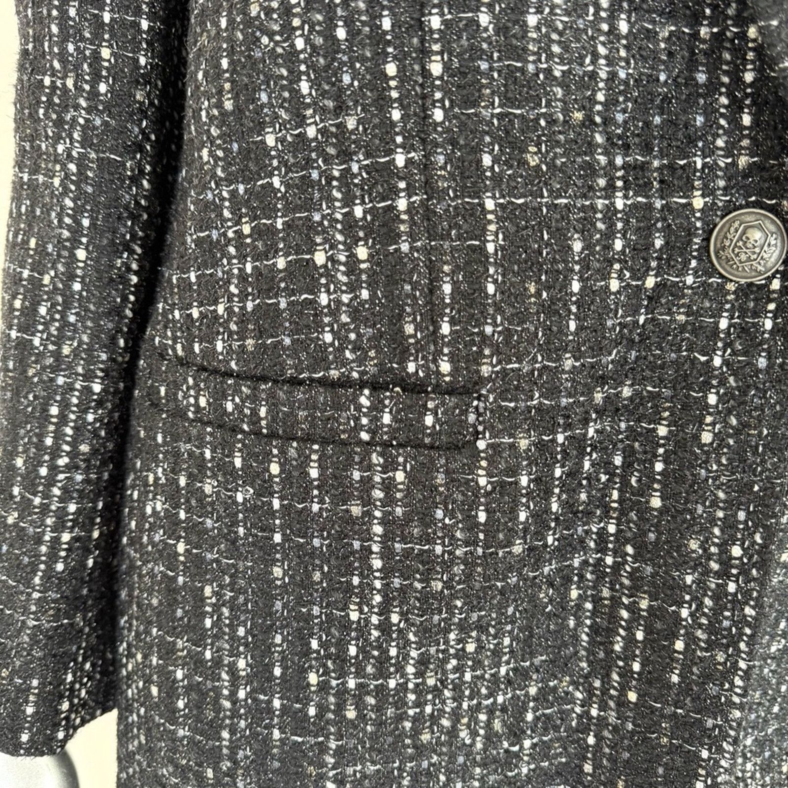 The Kooples NWT!!! The Kooples women tweed jacket size 36FR or 6US 595$ Size M / US 6-8 / IT 42-44 - 3 Thumbnail