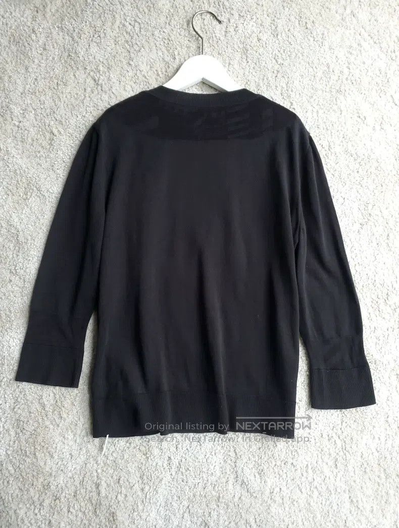 Hermes Hermes Dark pattern black knitted sweater Size S / US 4 / IT 40 - 2 Thumbnail