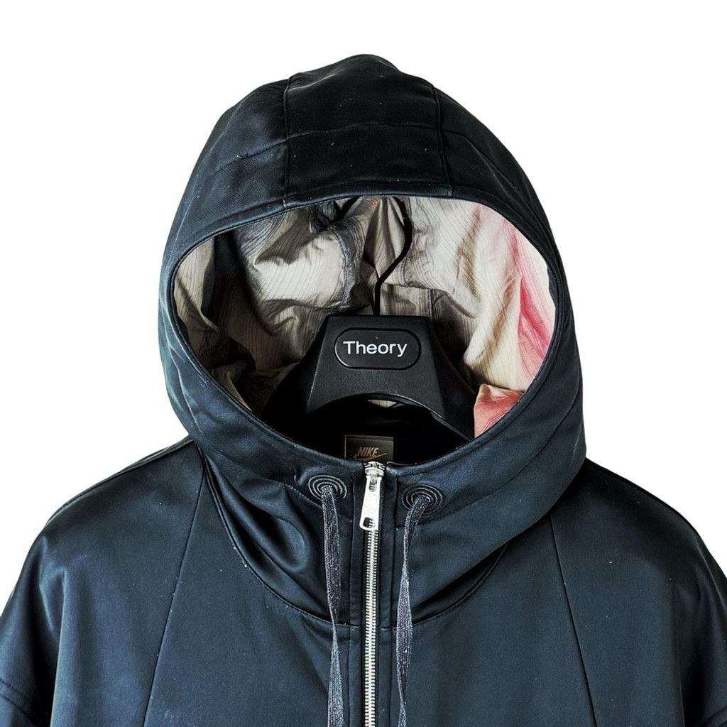 Nike NIKE 2000's Men's Massive Black Bomber Jacket w Hood Rare XL Size US XL / EU 56 / 4 - 2 Thumbnail