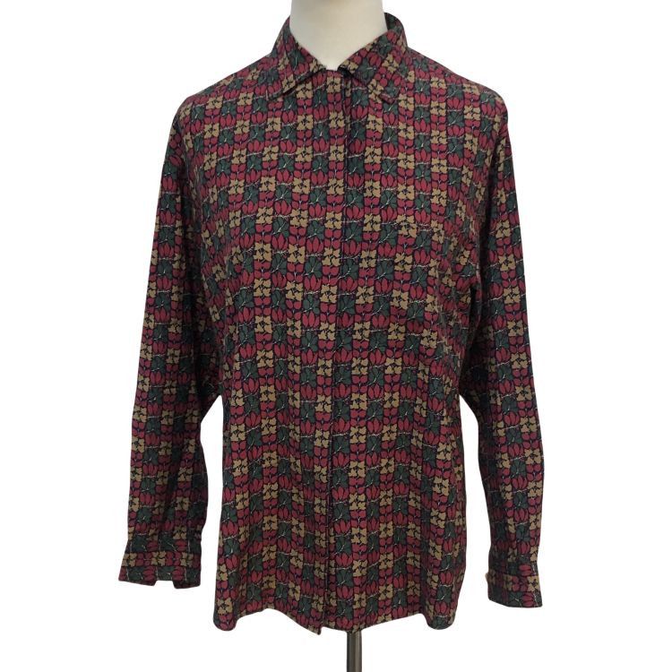 Dior Christian Dior Leaf Print Button Up Shirt Size M / US 6-8 / IT 42-44 - 1 Thumbnail