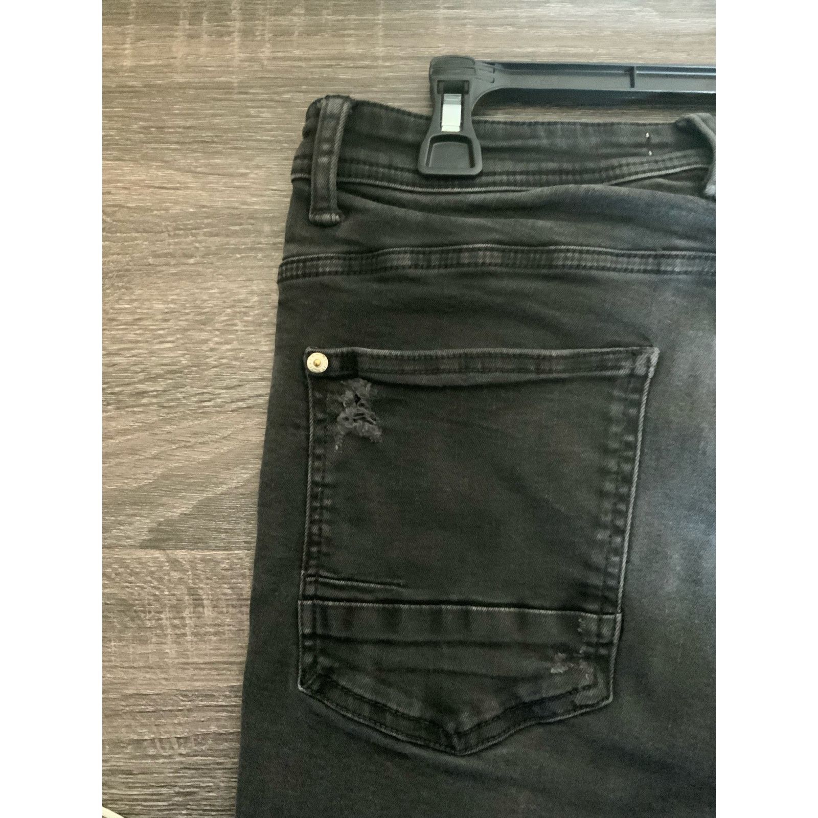 Zara Zara Skinny Black Women Jeans Pants Size 32 - USED Size 32" / US 10 / IT 46 - 3 Thumbnail