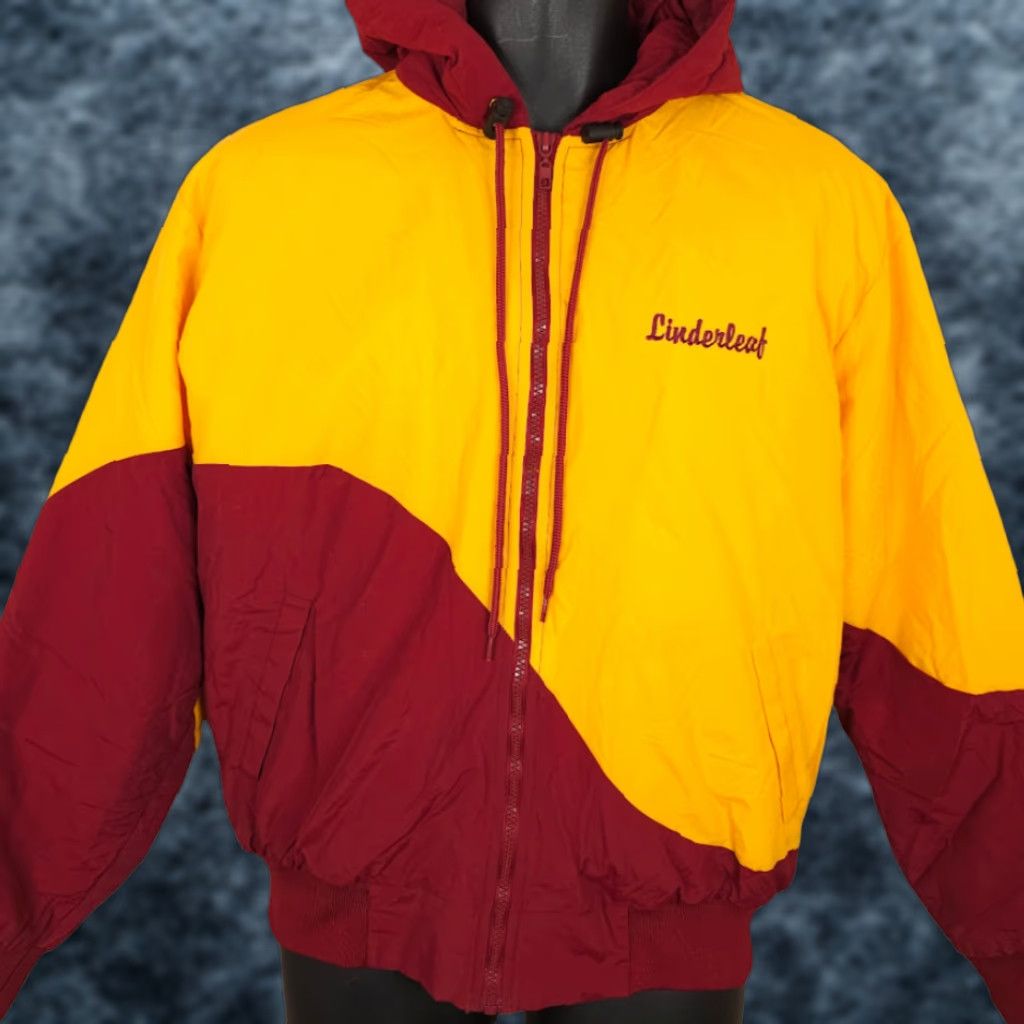 Vintage VINTAGE Rennoc Kenmare Honkers Wrestling Jacket Mens M Red Parka Hooded Athletic Football 90s Womens? Mens Size US M / EU 48-50 / 2 - 1 Thumbnail