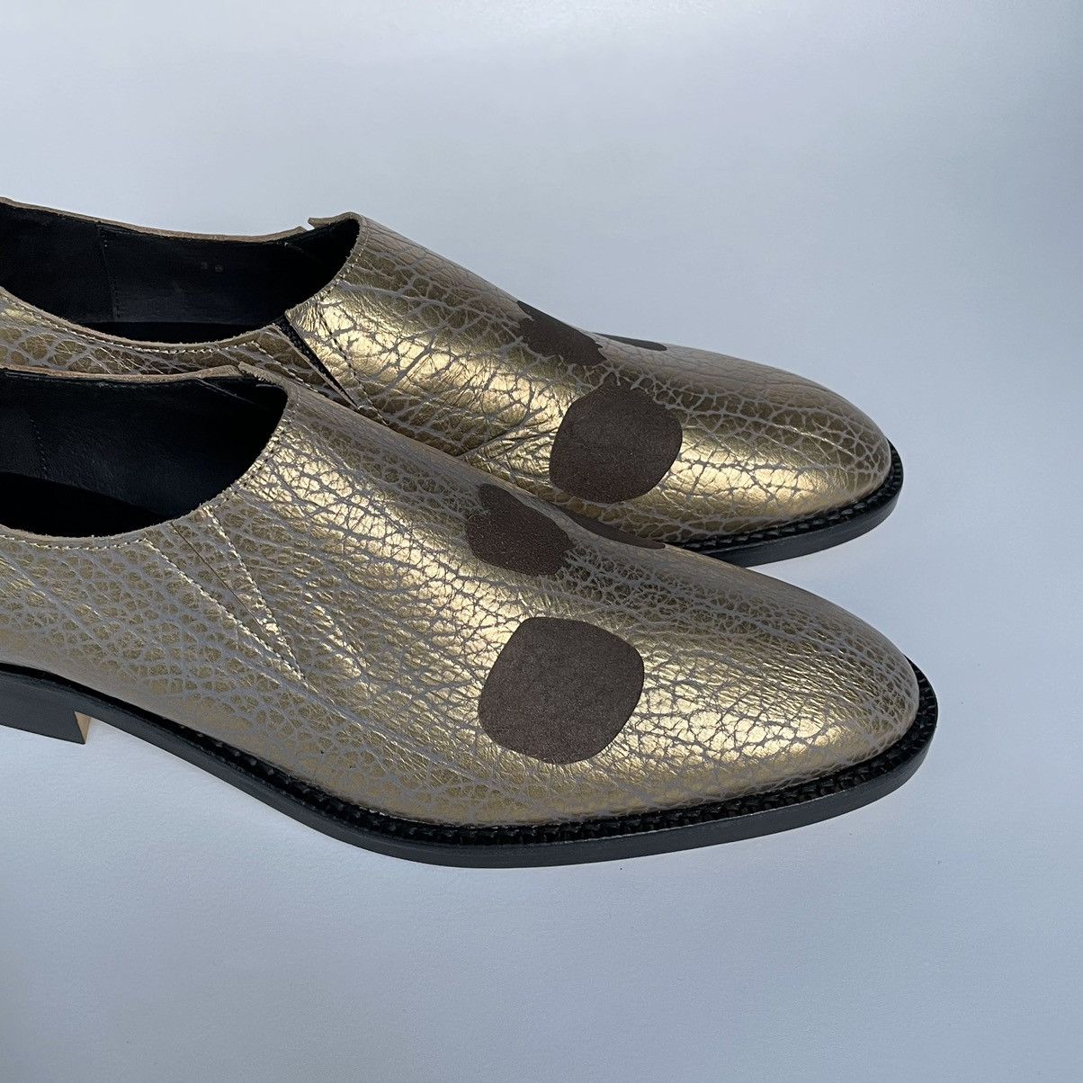 Comme des Garcons ‘Skull Print’ Leather Loafers Size US 8 / EU 41 - 5 Thumbnail