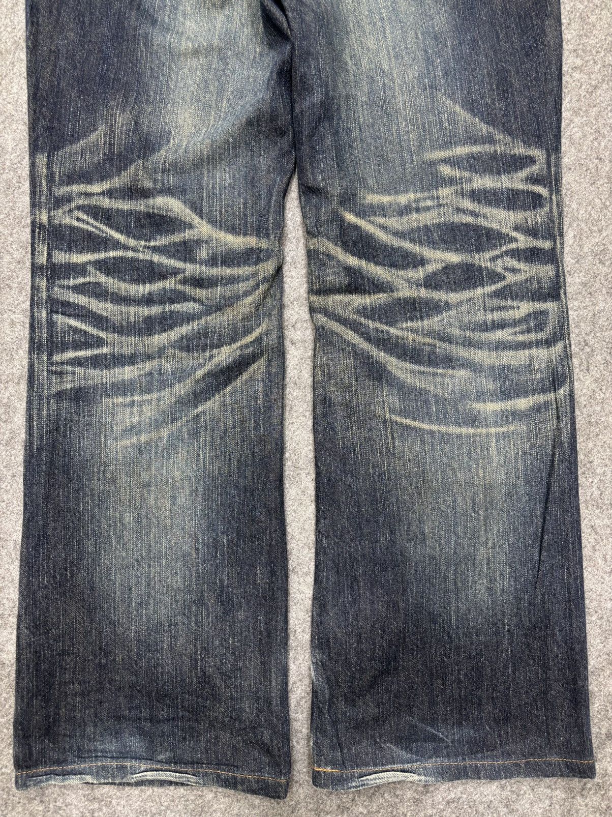 Edwin 💥Flare💥Edwin Stone Mudwash Insane Fades Denim F656 Size US 30 / EU 46 - 15 Thumbnail