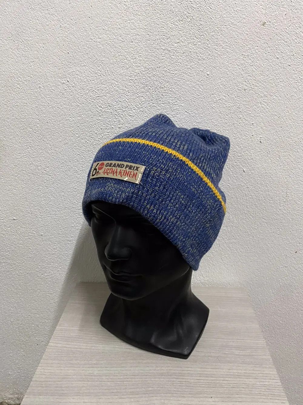 Japanese Brand × Vintage Arima Kinen Plain Beanie Hat Size ONE SIZE - 3 Thumbnail