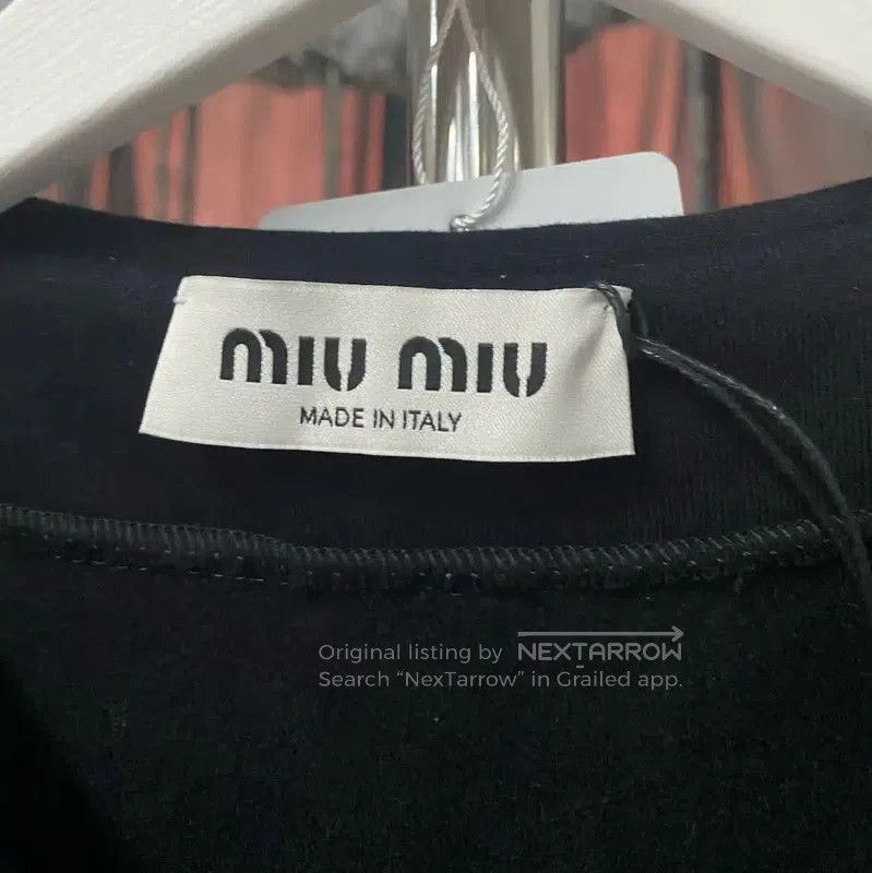 Miu Miu Miu Miu Black Cotton Summer Hoodie . Size XS / US 0-2 / IT 36-38 - 6 Thumbnail