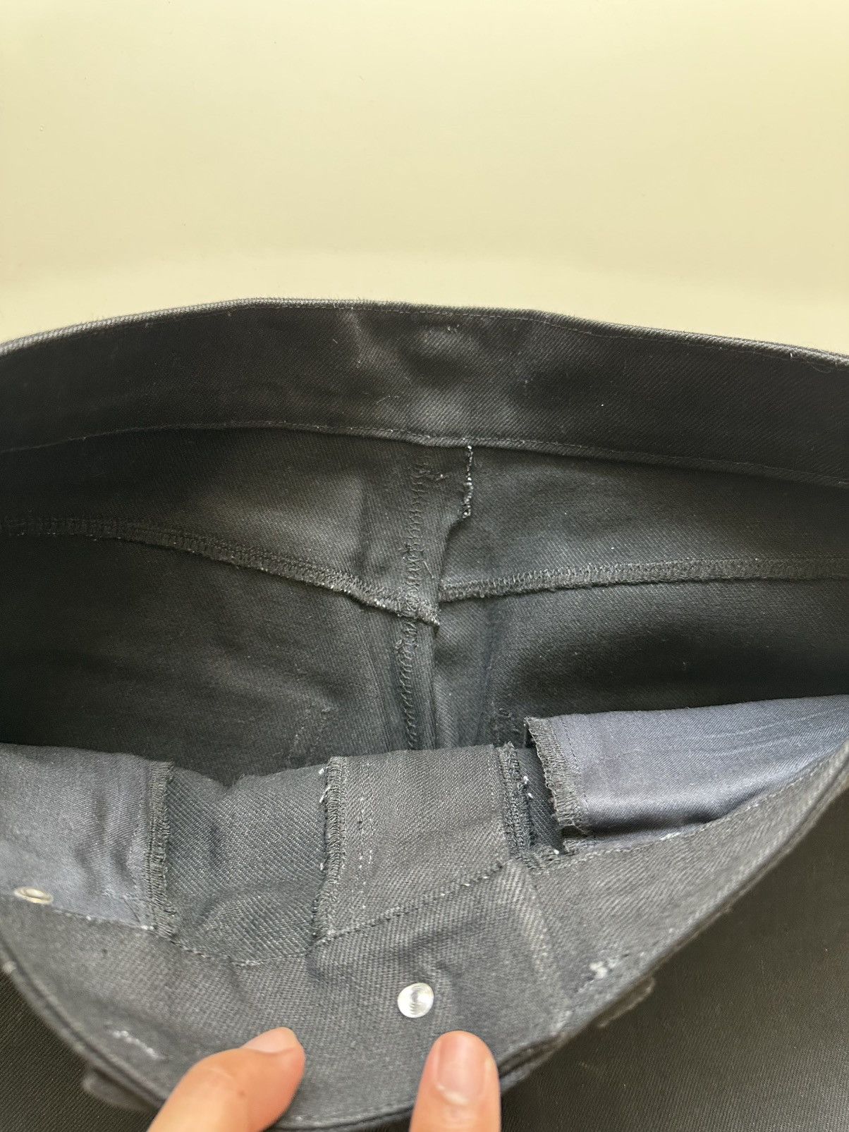 Other Custom Dior Style Black Denim Size US 29 - 7 Thumbnail
