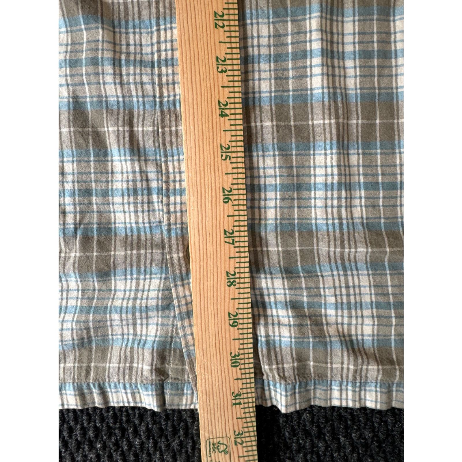 Vintage Columbia Shirt Men XL Blue Gray Plaid Short Sleeve Button Down Size US XL / EU 56 / 4 - 5 Thumbnail