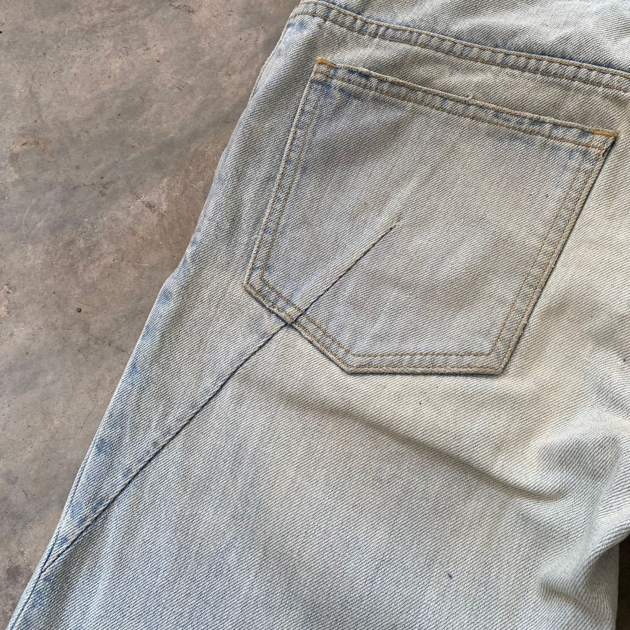 Attachment Vintage Attachment Japanese Brand Distressed Flare Denim Size US 30 / EU 46 - 13 Thumbnail