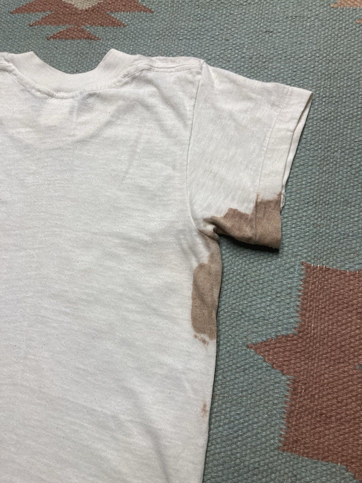 Vintage 70s blank white t shirt fruit loom boys 10 women’s baby tee Size XXS / US 00 / IT 34 - 7 Thumbnail